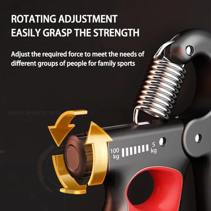 Expansor de muñeca para gimnasio con fuerza de agarre de 5-60/100/150 kg
