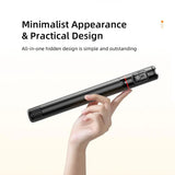 1.83M Selfie Stick Tripod for Vlogging, Aluminum Telescoping Smartphone Holder with Wireless BT Remote Control, Extendable Cellphone Tripod Cold Shoe Accessories, Adjustable Phone Content Creator Tool, Stocking Fillers Gift