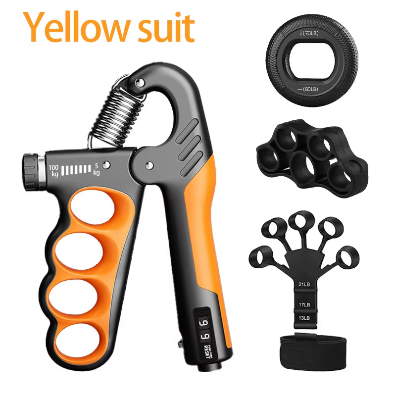 Expansor de muñeca para gimnasio con fuerza de agarre de 5-60/100/150 kg