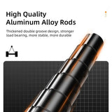1.83M Selfie Stick Tripod for Vlogging, Aluminum Telescoping Smartphone Holder with Wireless BT Remote Control, Extendable Cellphone Tripod Cold Shoe Accessories, Adjustable Phone Content Creator Tool, Stocking Fillers Gift